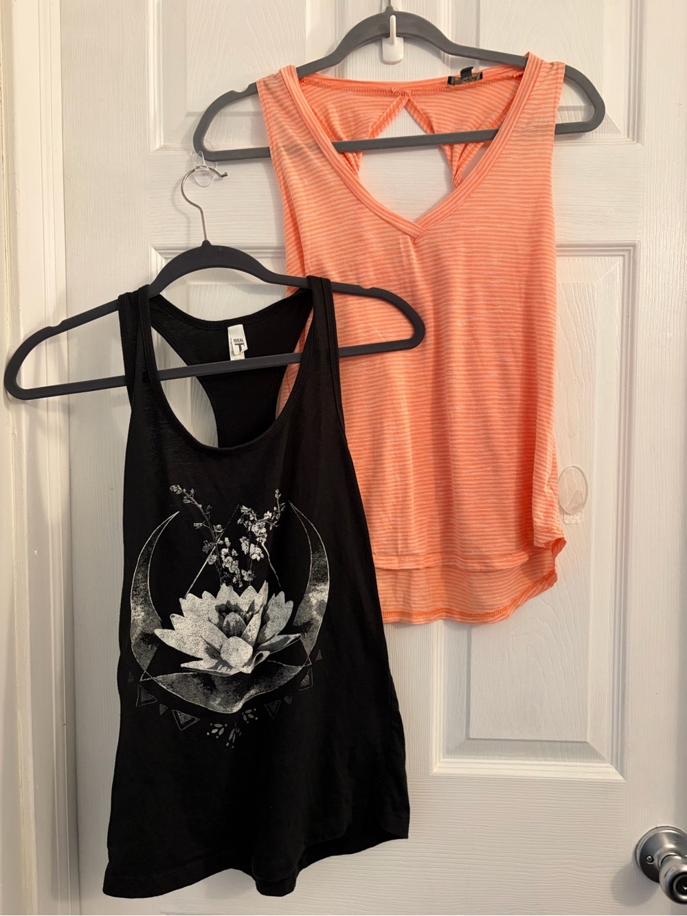 Two women’s summer tank tops. Size medium. $8